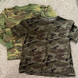 Camo Long & Short Sleeve Tees